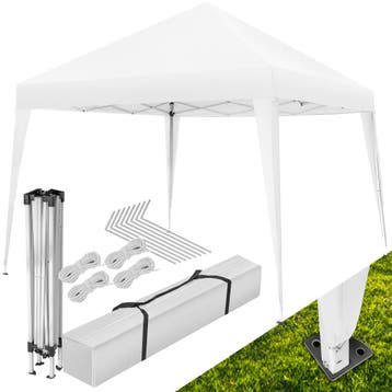Tuinpaviljoen Linosa opvouwbaar 3x3m - wit, Verzenden, Nieuw