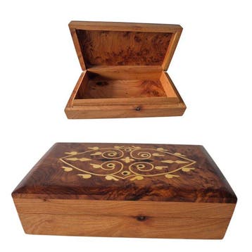Thuya Wood Craft - Artisan GKB - Sieradendoos - Handgemaakt, Antiek en Kunst