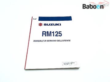 Instructie Boek Suzuki RM 125 2001-2006 (RM125), Verzenden, Gebruikt