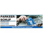 Benson Parkeerschijf - Europees model - 15 x 11 cm - Blauw, Ophalen of Verzenden, Nieuw