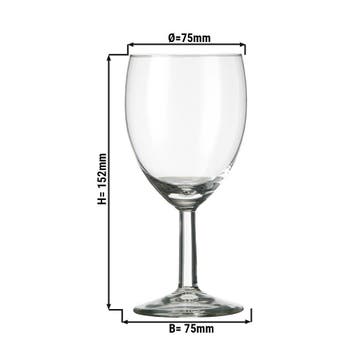 GGM Gastro | (12 stuks) GILDE wijnglas - Gilde - 240ml |, Verzenden, Nieuw, Effen