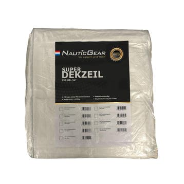 NauticGear® Super Dekzeil voor de boot 150 Gr.P/m-4 x 6 mete, Ophalen of Verzenden, Nieuw