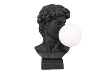 Tafellamp DAVID 30 cm buste met lampkap zwart - 48057, Ophalen of Verzenden, Nieuw