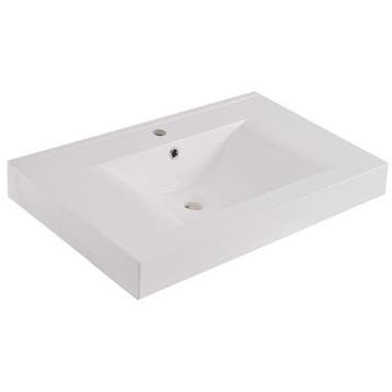 Xellanz Tigris Wastafel Enkel met 1 Kraangat - 60x46x8cm -, Ophalen of Verzenden, Nieuw