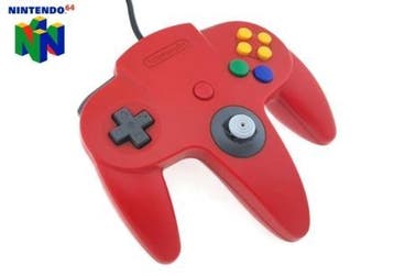 Mario64.nl: Nintendo 64 Controller Red - iDEAL!, Ophalen of Verzenden, Gebruikt