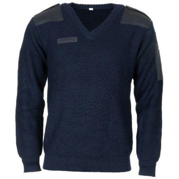 KL marechaussee commando trui wol/acryl met v-hals, blau..., Ophalen of Verzenden, Marechaussee, Nederland, Kleding of Schoenen