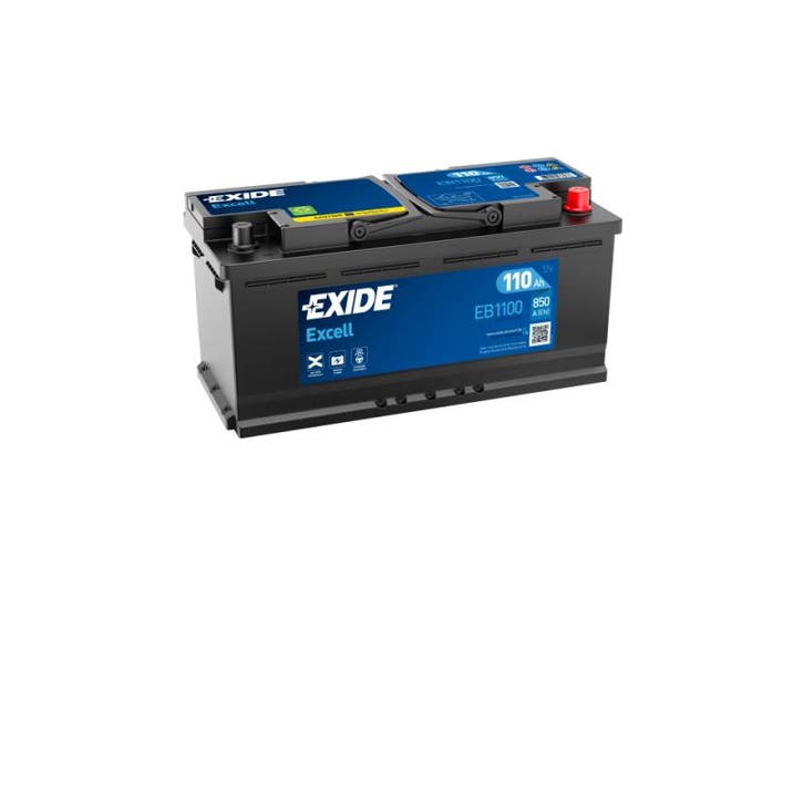 Exide Excell accu | EB1100 | 12V 100Ah, Auto-onderdelen, Accu's en Toebehoren, Ophalen of Verzenden