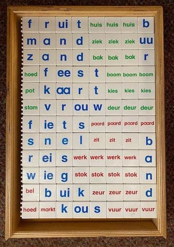 Jegro Woordblokjes (fruit-huis-mand-ziek), Verzenden, Nieuw
