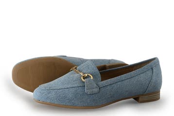 Marco Tozzi Loafers in maat 38 Blauw, Overige typen, Marco Tozzi, Zo goed als nieuw, Verzenden