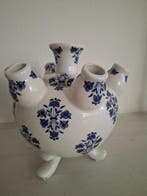 Vaas - Tulpenvaas - Aardewerk, Delfts blauw - Tulpenvaas, Antiek en Kunst