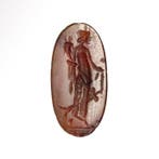 Oud-Romeins Kornalijn Intaglio met Fortuna