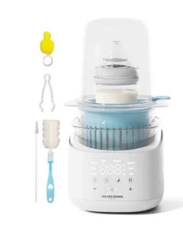 2dekans | Vulpes Goods® – Flessenwarmer PRO V2 – 10-in-1 –, Kinderen en Baby's, Ophalen of Verzenden, Zo goed als nieuw