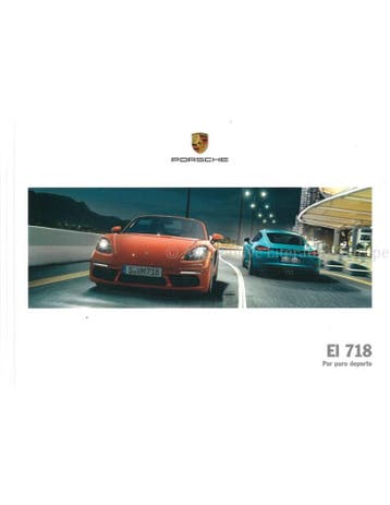 2018 PORSCHE 718 BOXSTER | 718 CAYMAN HARDCOVER BROCHURE, Boeken, Nieuw, Porsche, Author