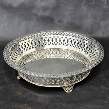 Fruitschaal - .833 zilver - 509,5 g Zilver, Antiek en Kunst