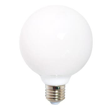 LEDmaxx Dimbare LED globelamp G125 E27 8W 2700K opaal, Ophalen of Verzenden, Nieuw