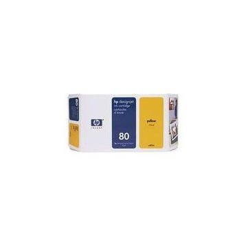 HP 80 c4873a	inktcartridge, geel, 175 ml, Ophalen, Nieuw in verpakking