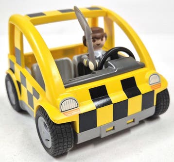 Vintage Playmobil Airport 'Follow Me'-auto met bestuurder, Verzenden, Gebruikt