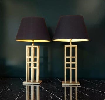 Lamp (2) - Italiaans design - In de stijl van Willy Rizzo -, Nieuw