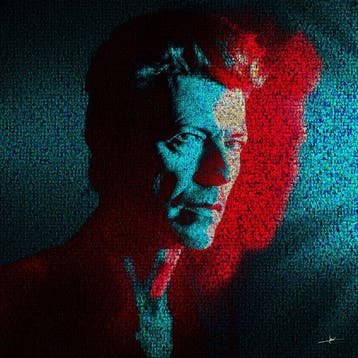 David Law (1967) - Crypto Bowie XI - Format XL - 60x60