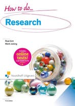 9789001861230 How to do research | Tweedehands, Verzenden, Zo goed als nieuw, Roel Grit