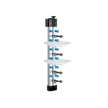 GGM Gastro | Bordenrek wandmodel - tot 6 borden - Ø16-32cm -, Verzenden, Nieuw, Bord(en)