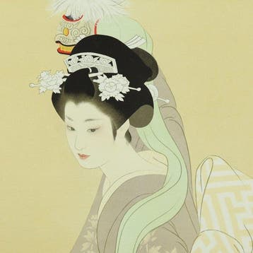 Original Lithograph - Kagamijishi(The Mirror Lion) -