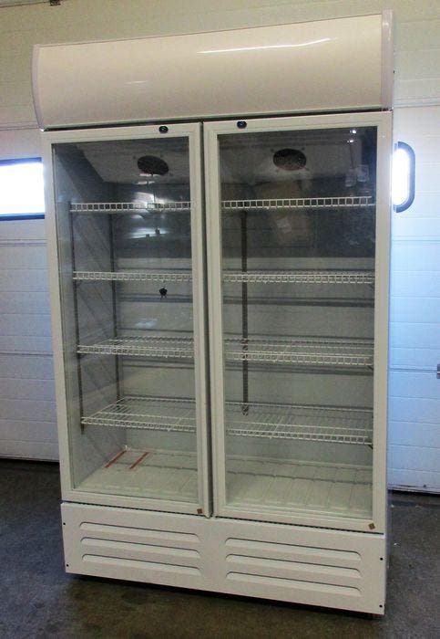 Koelkast, Koeling met glazendeuren 120cm, NIEUW, Witgoed en Apparatuur, Koelkasten en IJskasten, Gebruikt