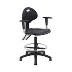 Bureaustoel Deva Counter - met armleuning - glijders, Ophalen of Verzenden, Nieuw