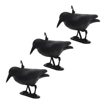 Vogelverjager | Gardalux | Raaf | 42.5 x 23.5cm | 3 stuks, Verzenden, Nieuw