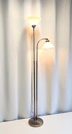 Dubbele Vloerlamp - in hoogte verstelbaar - Vloerlamp om te