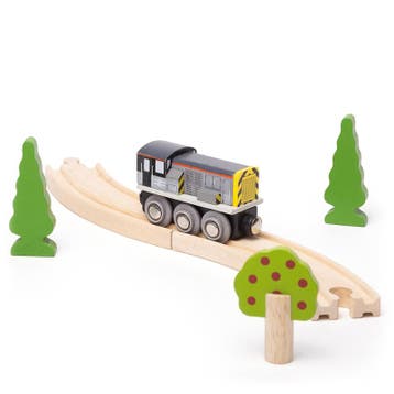 BigJigs houten trein Class 8 Diesel van €9,99 voor €6,99, Kinderen en Baby's, Speelgoed | Overig, Ophalen of Verzenden, Nieuw