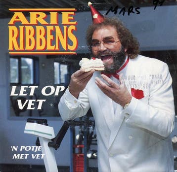 vinyl single 7 inch - Arie Ribbens - Let Op Vet, Cd's en Dvd's, Vinyl Singles, Verzenden, Zo goed als nieuw, 7 inch, Nederlandstalig