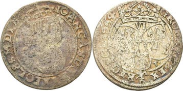 6 Groescher 1664, Polen Johann Ii Kasimir 1648-1668, Verzenden