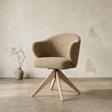 Stoel Connor naturel - mosterd Donna, Huis en Inrichting, Stoelen, Ophalen of Verzenden, Nieuw