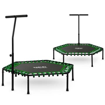 Indoor Fitness Trampoline 127cm | 42 Elastische Banden |..., Overige materialen, Overige typen, Ophalen of Verzenden, Armen