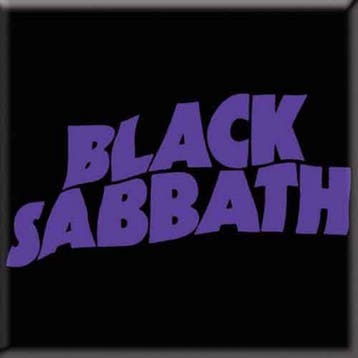 Black Sabbath - Wavy Logo Koelkast Magneet off. merchandise, Verzamelen, Muziek, Artiesten en Beroemdheden, Ophalen of Verzenden