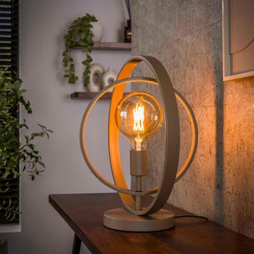*WOONWINKEL* Tafellamp Met Draaiende Ringen, Huis en Inrichting, Lampen | Tafellampen, Verzenden, Nieuw