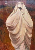 Frans Boers (1914–1987) - Gesluierde vrouw, Antiek en Kunst, Kunst | Schilderijen | Klassiek