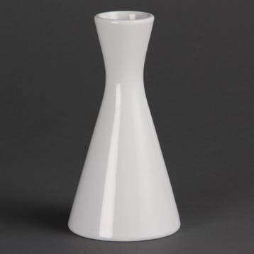 Wit Porselein Vaasje 14CM | 6 stuks, Verzenden