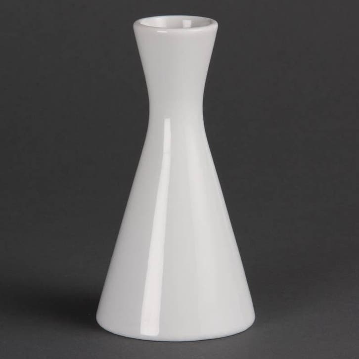 Wit Porselein Vaasje 14CM | 6 stuks, Zakelijke goederen, Horeca | Overige, Verzenden