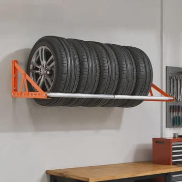 Verstelbare Bandenrek voor Wandmontage - Robuust Staal - 787, Verzenden, Nieuw