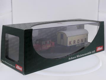 Schaal 1:43 Schuco NEW OLD STOCK 02892 Hanomag ST 100 met..., Ophalen of Verzenden, Nieuw, Schuco