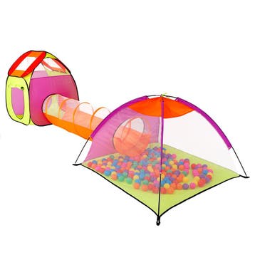Tent - Inclusief Tunnel - Pop-up Tent - Speelgoed, Ophalen of Verzenden, Nieuw