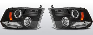 Koplampen | geschikt voor Dodge | Ram 2009-2018 | Angel Eyes, Verzenden, Nieuw, Dodge