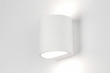 Rietveld Wandlampen - Wit - Keramiek, Huis en Inrichting, Lampen | Wandlampen, Verzenden, Nieuw