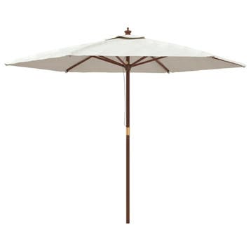Grote Parasol Zand 3m | 34% Korting | B-Keuze, Tuin en Terras, Parasols, Ophalen of Verzenden, Zo goed als nieuw, 2 tot 3 meter