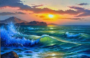 Sergei Stoev (1971) - Wave in the sunlight