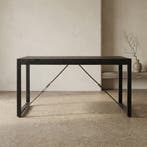 Eettafel Britt Zwart 140, Ophalen of Verzenden, Nieuw
