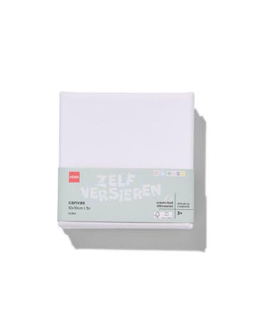 HEMA Canvasdoeken 10x10 - 3 stuks, Hobby en Vrije tijd, Schilderen, Verzenden, Nieuw