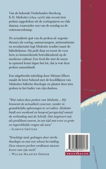 Te midden van het tumult 9789493220171 K.H. Miskotte, Boeken, Verzenden, Zo goed als nieuw, K.H. Miskotte